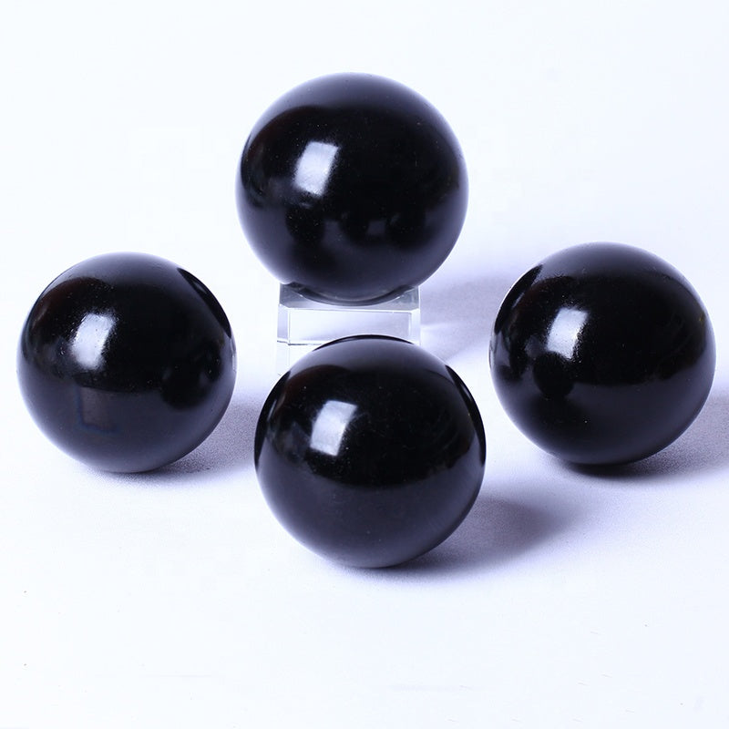 Wholesale High Quality Healing Gemstones Crystal Balls Obsidian Spheres Natural Stone Sphere For Home Decoration