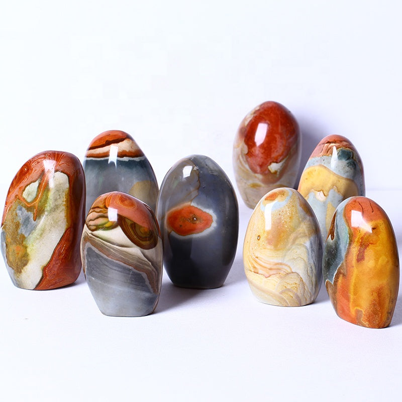 Wholesale Natural Healing Ocean stone Free Form Reiki Raw Gemstone Polychrome Jasper Rough Stone For Decoration