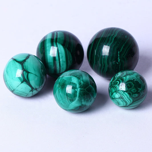 Wholesale High Quality Healing Quartz Crystal Malachite Sphere Ball Natural Gemstone Sphere For Home Decoration