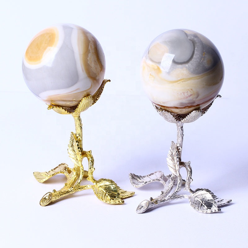 Wholesale High Quality Natural Healing Stones Jasper Ocean stone Sphere Crystal Quartz Ball For Home Decoration