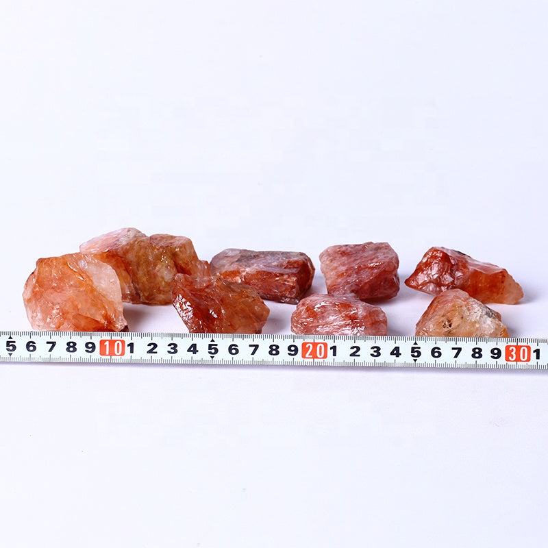 Wholesale Colorful Spiritual Healing Stones Fire Quartz Rough Stone Crystal Home Decoration Rough Image Folk Art GUFAN