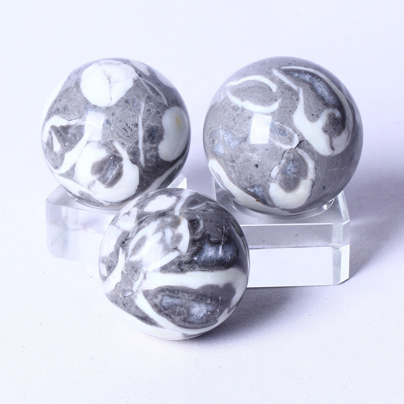 Natural High Quality Wholesale Bulk Natural Quartz Spiritual Healing Balls Small Thousand Eyes Sphere For Home Decoratio