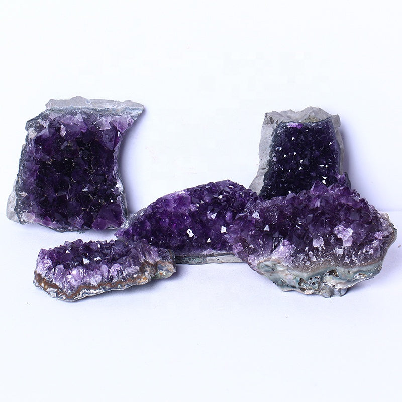 Wholesale Healing Minerals Natural Quartz Amethyst Cluster For Spiritual Gifts High Quality