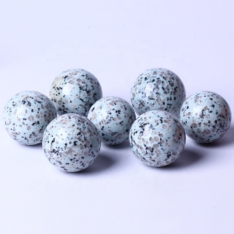 Wholesale Bulk Natural Healing Stones Kiwi Jasper Sphere Balls Crystal Crafts For Decoration