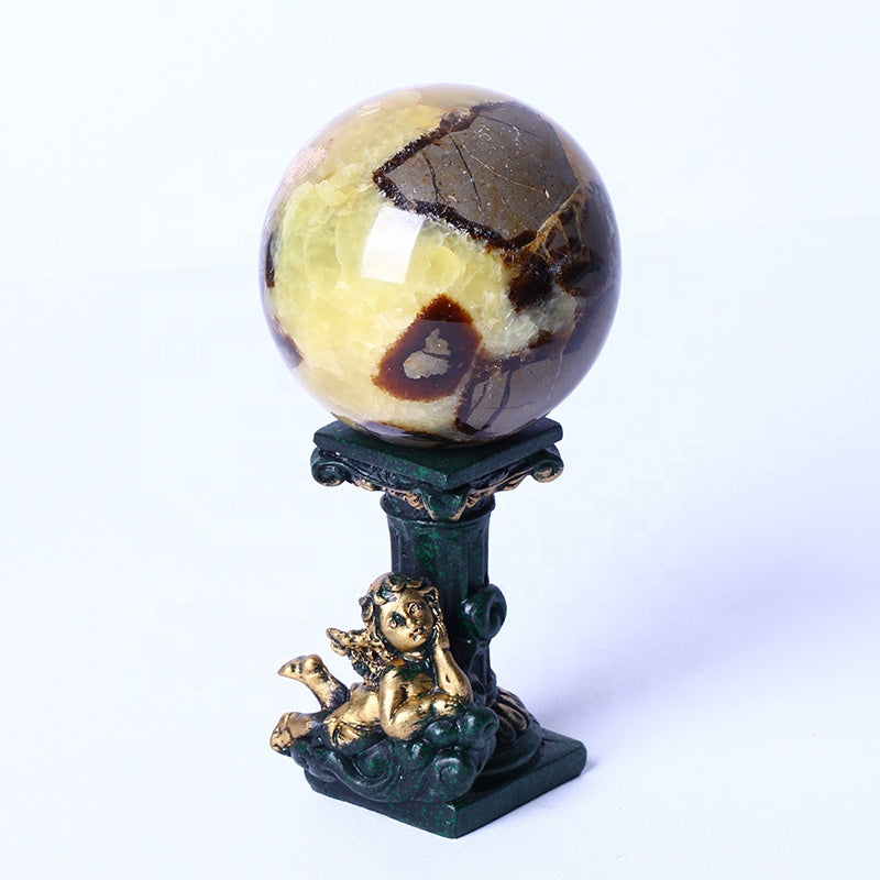 Natural High Quality Healing Gemstone Balls Natural Stone Septarium Spheres For Home Decoration