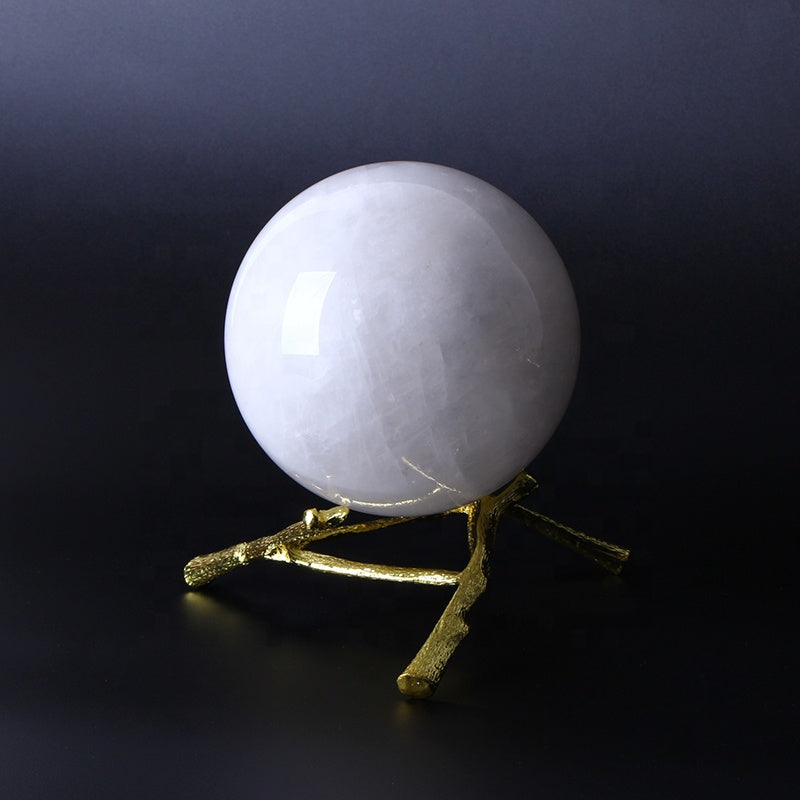 New Arrivals Clear High Quality Sphere White Crystal Healing Ball For Home Decoration