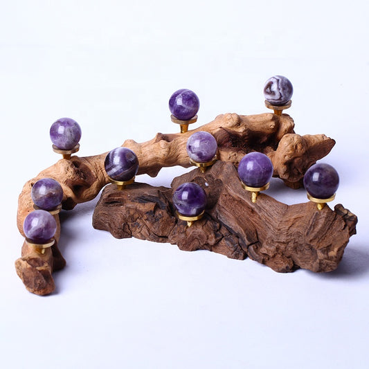 Wholesale High Quality Natural Crystal Ball Healing Stones Small Amethyst Crystal Sphere For Gifts And Decoration
