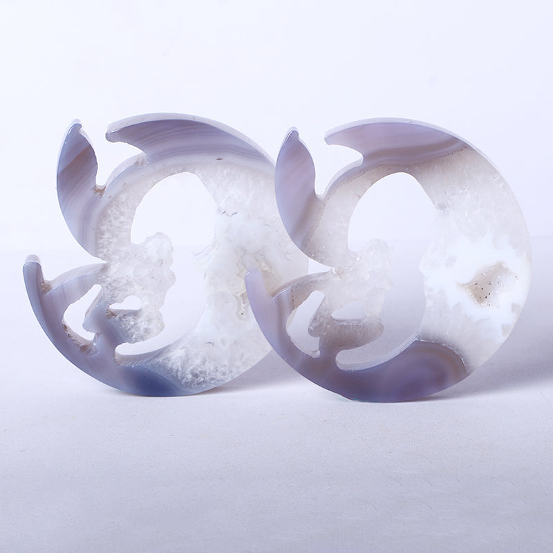 High Quality Wholesale Natural Gemstone Healing Crystal Handmade Carvings Agete Beautiful Faery Crystal For Collection Home