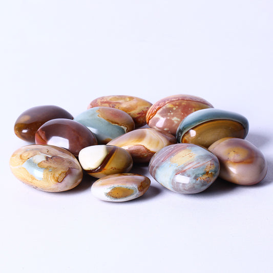 Wholesale Natural Crystal Quartz Palm Healing Stone Ocean Stone Palm Stone Polychrome Jasper Palm For Decoration