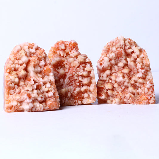Wholesale Healing Minerals Natural Quartz Peach Stilbite Cluster For Spiritual Gifts High Quality