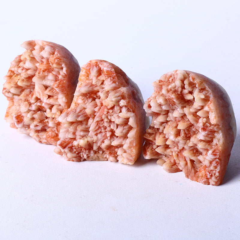 Wholesale Healing Minerals Natural Quartz Peach Stilbite Cluster For Spiritual Gifts High Quality